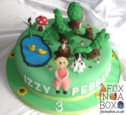 Enchanted forest cake