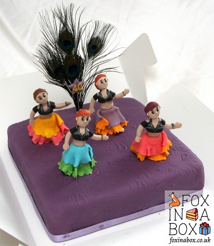 Tribal belly dancers cake