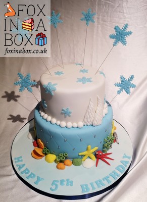 under the sea and winter cake